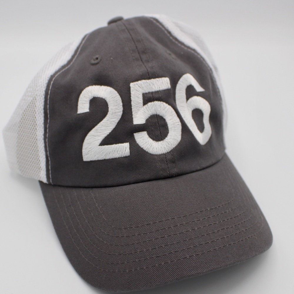Gray 256 Trucker Hat